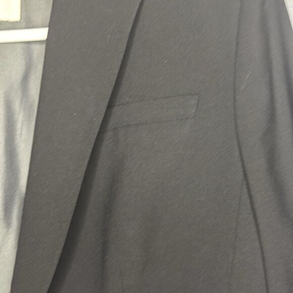 Banana Republic Black Stretch Wool Blend Blazer Size 10 - Picture 12 of 12